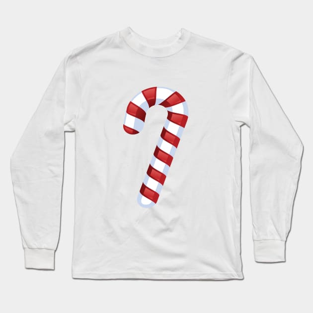 candy cane Long Sleeve T-Shirt by nickemporium1